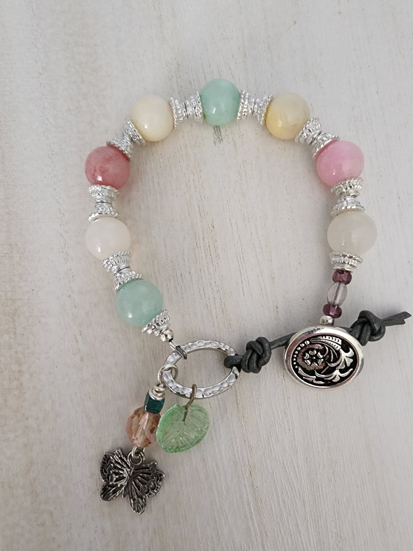 Pastel Quartzite Bracelet - Wolf Moon Designs