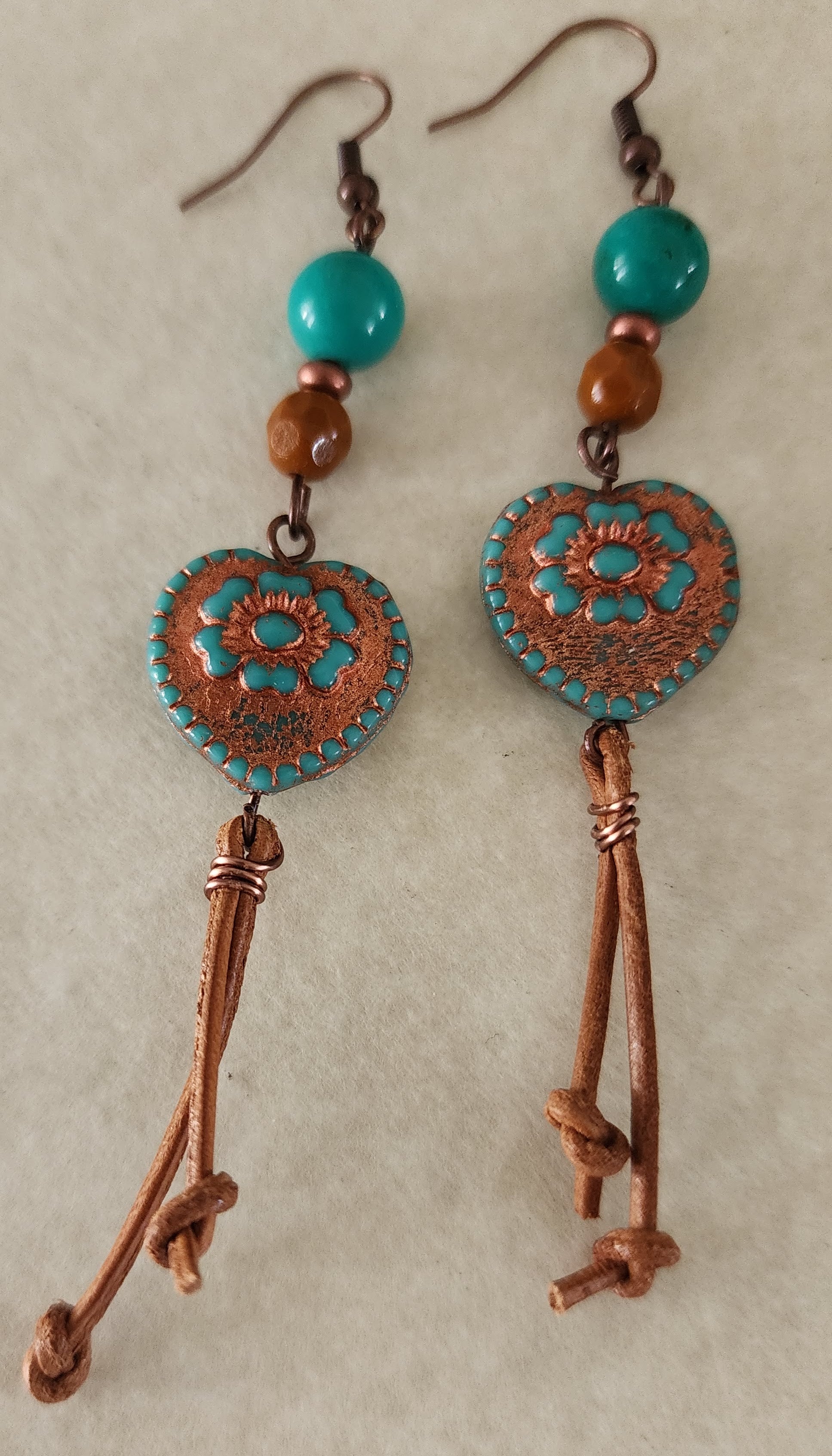 Heart Southwest Earrings - Wolf Moon Designs