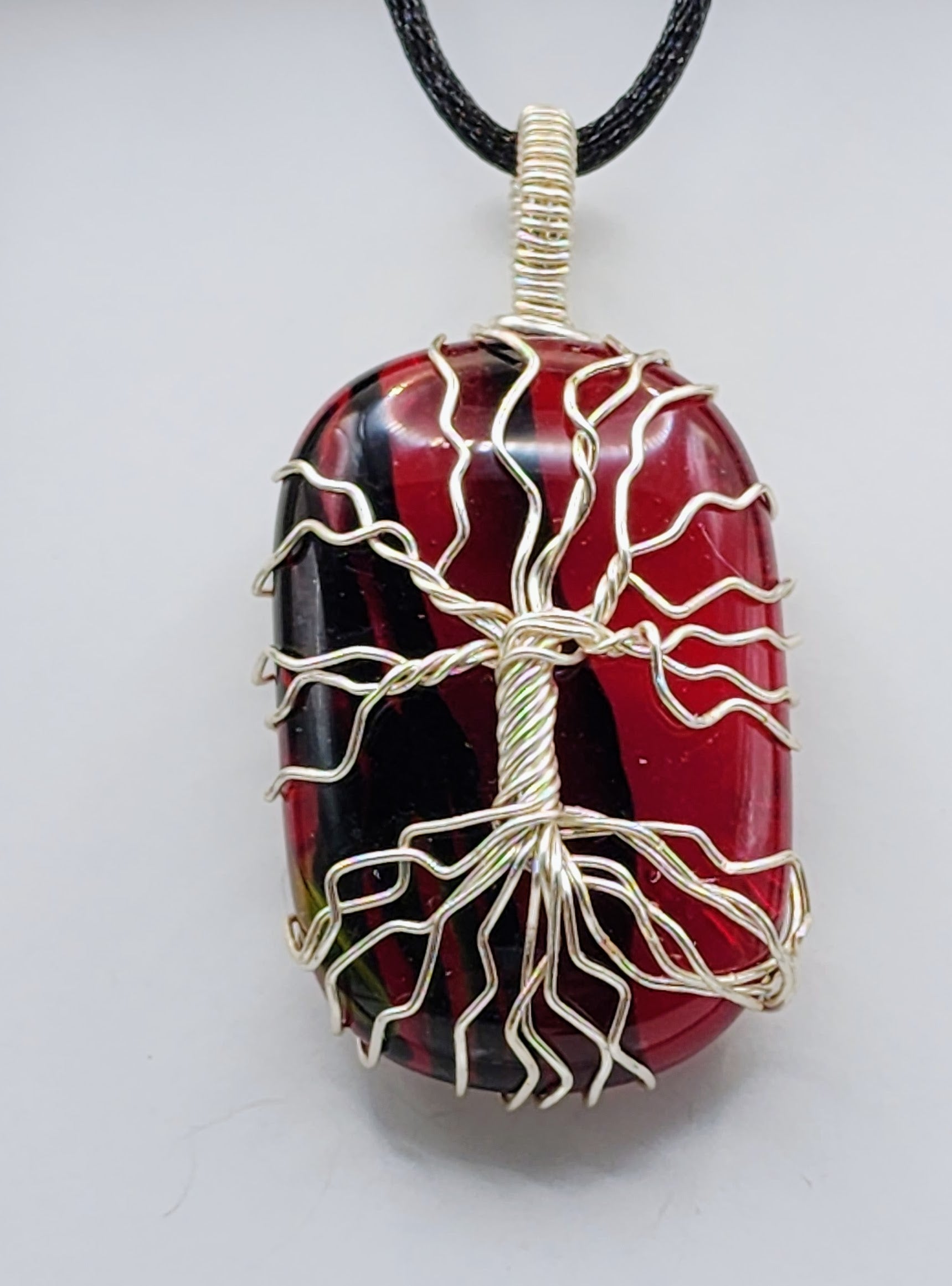 Tree of Life Pendant - Red - Wolf Moon Designs