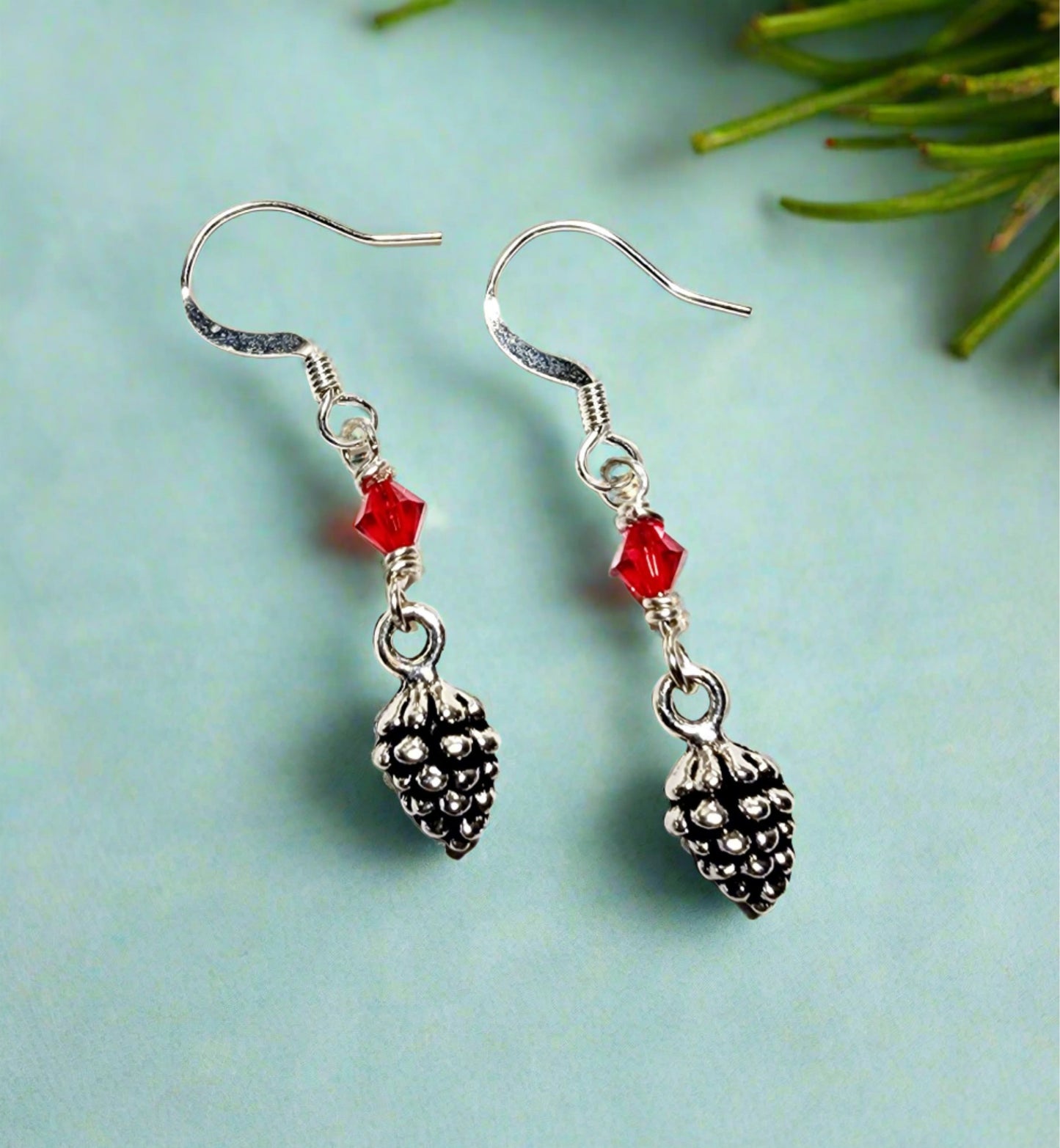 Pine Cone Earrings - Wolf Moon Designs